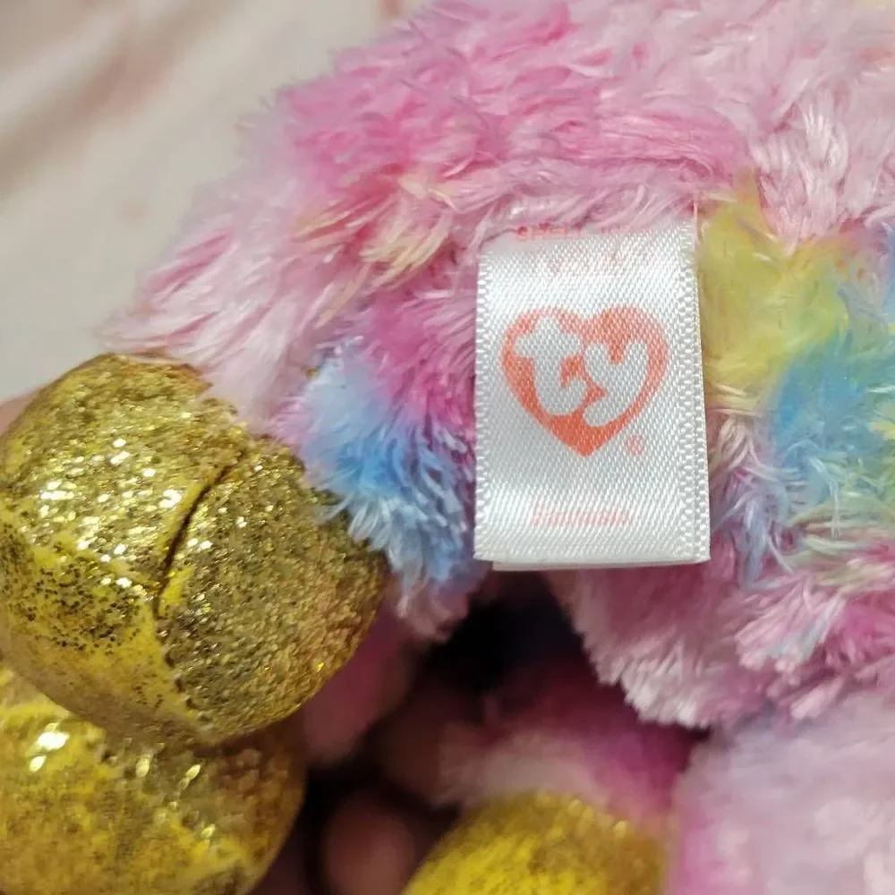 Ty Silk Beanie Boos Fantasia the Unicorn 9